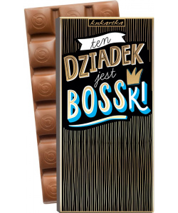 Czekolada Bosski Dziadek na Dzień Dziadka